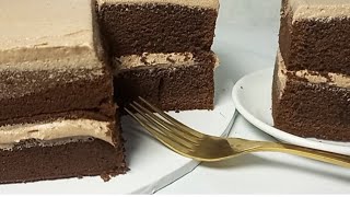 Super Easy Moist Chocolate Cake for Beginners  How To Bake Chocolate Cake [upl. by Pattie]