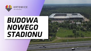 budowa nowego Stadionu Miejskiego w Katowicach [upl. by Oravla]