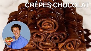 RECETTE DES DÉLICIEUSES CRÊPES ROULÉES [upl. by Alistair100]