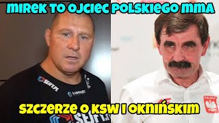 Trener Raubo SZCZERZE o Mirku Oknińskim i KSW [upl. by Cryan296]