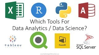 Which Tools For Data Analytics  Data Science  Excel R Python SQL Databases Tableau Power BI [upl. by Kciredor849]