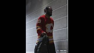 Alex Singleton wore a Johnny Gaudreau Calgary Flames jersey to Broncos game to honor Johnny Hockey [upl. by Asyen]