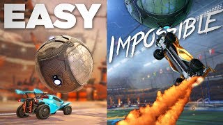 Learning 10 New Rocket League Skills from EASY to IMPOSSIBLE [upl. by Shelah]