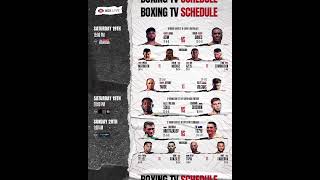 🥊 Boxing UK TV Schedule 🇬🇧  📅 19th Oct [upl. by Ennovihs662]