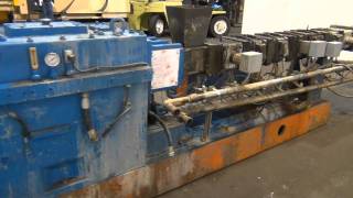 Used Werner amp Pfleiderer 92mm Twin Screw Extruder  stock  43787001 [upl. by Rima]