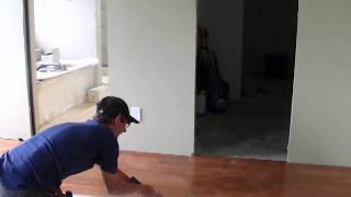 Installing Engineered Hardwood Floor Tools [upl. by Anuahsed116]