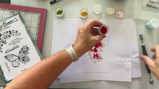 How To Paint with Embossing Powders  AND how NOT to do it [upl. by Jessey]