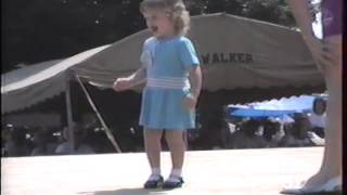 Ashley Biss Tinch clogging at Smithville Fiddlers Jamboree 2 12 years old [upl. by Ellennaj]