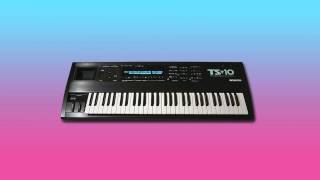 Ensoniq TS10 Amazing Hyperwaves amp Pads [upl. by Niattirb]