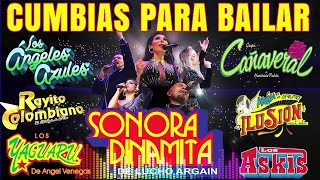 SONORA DINAMITA LOS ANGELES DE CHARLY vs LOS ANGELES AZULES  CUMBIAS MIX PARA BAILAR 2024 [upl. by Olsson]