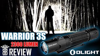 OLight Warrior 3S 2300 Lumen 300 Meter Reichweite EDC Taschenlampe [upl. by Georgena]