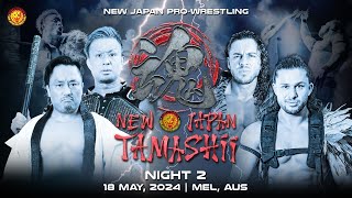 FULL EVENT NJPW Tamashii  18 May 2024  Melbourne Australia [upl. by Netsruk]