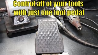 How to use a Foredom foot control pedal with more than one tool [upl. by Hrutkay]