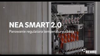 REHAU NEA SMART 20 Parowanie regulatora z bazą [upl. by Suoirred351]