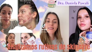 Analizamos rutinas de skincare  dermatóloga reacciona [upl. by Htiekram]