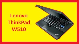 Dica  Lenovo ThinkPad W510  I7 720QM  160GHZ 48  UPGRADE 16GB DDR3  1 TERA SSD CRUCIAL [upl. by Joris]