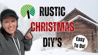 Rustic Christmas DIYsEasy To Do Christmas Crafts [upl. by Kitty]