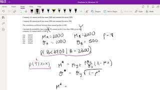 SOA Exam P Question 242  Conditional Bivariate Normal Distribution [upl. by Bessie]