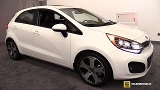 2015 KIA Rio  Exterior and Interior Walkaround  2015 Ottawa Gatineau Auto Show [upl. by Gwenora432]