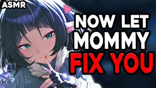 Mommy Comforts Your Anxiety and Depression ASMR F4M Headpats Comfort Sleep Aid Rain [upl. by Aleusnoc]