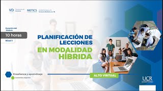 Módulo de Aprendizaje Planificación de Lecciones en Modalidad Híbrida [upl. by Eetnod429]