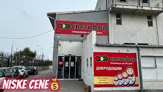 SVETOFOR MARKET BEOGRAD  Jeftino i povoljno niske cene i novi proizvodi obilazak radnje beograd [upl. by Ottie389]