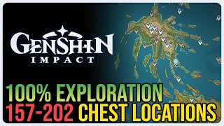 All 52 Natlan Chests – Genshin Impact 100 Exploration PART 4 [upl. by Carlie]