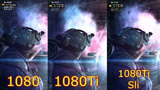 Сравнение 1080 vs 1080 Ti vs 1080 Ti sli QHD 1440p [upl. by Andreas715]