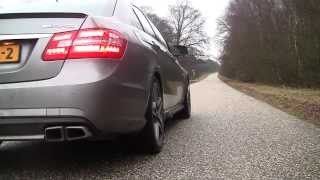 Mercedes E63 62 V8 AMG FAST PullAway [upl. by Neelia]