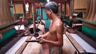 Silk Weaving Factory Vietnam [upl. by Puri]