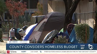 San Diego County discussing homeless budget [upl. by Salomon108]