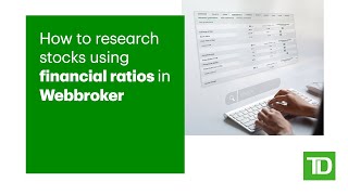 How to research stocks using financial ratios in WebBroker [upl. by Cheng847]