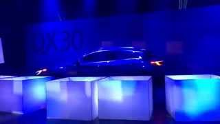 Infiniti QX30 World Reveal using drones [upl. by Ahslek]