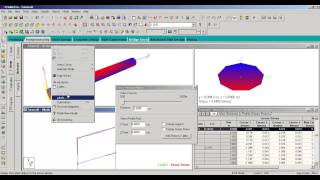 STAADPro V8i Fundamentals Part 4 The Staad PostProcessor [upl. by Yelnek]