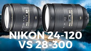 Nikon 28300 vs Nikon 24120  Choosing a Walk Around Lens for My Niko D850 amp Nikon D500 Combo [upl. by Goulder]