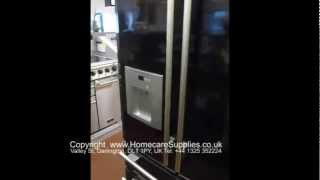 Rangemaster DxD Side by Side Amercian Fridge Freezer in Black at Homecare Supplies Darlington [upl. by Treble]