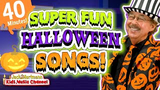 Super FUN Halloween Songs for Kids  40 Minutes of Educational Halloween Songs  Jack Hartmann [upl. by Lane]