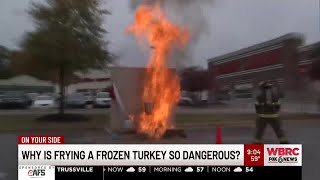 Why is frying a frozen turkey so dangerous [upl. by Hollis]