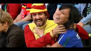 Man Strangles Woman Spain vs Italy EURO 2012 [upl. by Klenk]