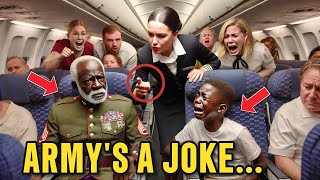 Flight Attendant Denies Boarding to Black Veteran 10 Minutes Later the Airline CEO Intervenes [upl. by Ariella]