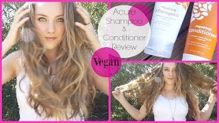 Acure Shampoo and Conditioner Review Cruelty Free Brand [upl. by Anilef]