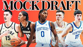 The Perfect 2024 NBA Mock Draft [upl. by Shirlee]