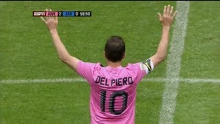 Del Piero Goal amp Farewell vs Atalanta HD [upl. by Lali318]