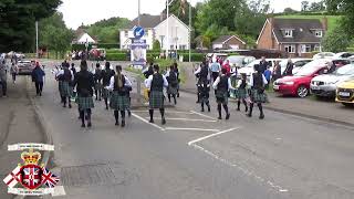 Cavanaleck Pipe Band  Ballinamallard Accordion Band Parade 2024 [upl. by Dominy]