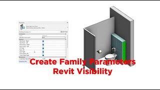 Create Family Parameters Revit Visibility สร้างเงื่อนไขการซ่อนวัตถุในโมเดลแฟมิลี่ REVIT KUB [upl. by Edaw]