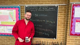 OCR A level chemistry  C3 reacting masses  stoichiometry [upl. by Annawyt]