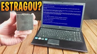 NUNCA COLOQUE SEU COMPUTADOR PERTO DE UM IMÃƒ POTENTE OU ISSO PODE ACONTECER [upl. by Itagaki]