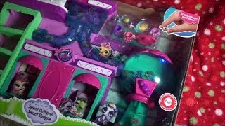 Littlest Pet Shop SWEET delights SWEET shoppe PLAYSET OPENING FOR CHRISTMAS EARLY [upl. by Ettelrahc178]