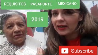 Pasaporte mexicano 2019 [upl. by Lehmann889]