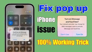 facetime and imessage notification problem solve  turn on imessage and facetime pop up iphone [upl. by Irreg]